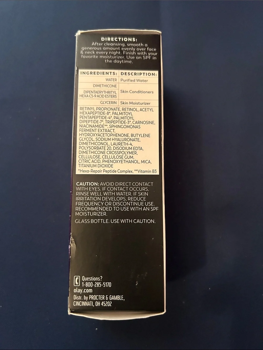 OLAY Regenerist Wrinkle Correcting Treatment Serum - Purple and Gold